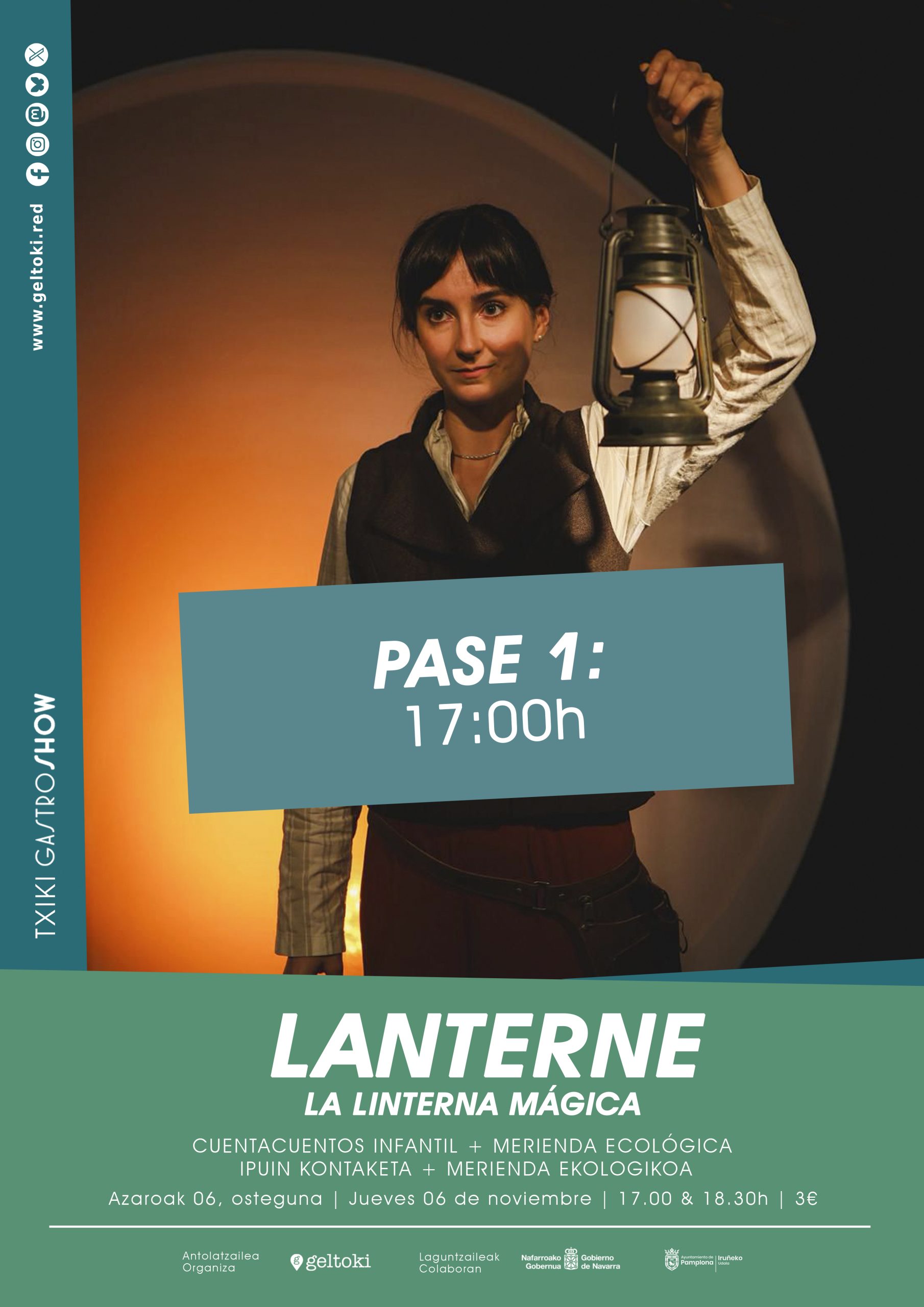 Geltoki Kultura | TxikiGastroShow | Lanterne, la linterna mágica (17:00h)