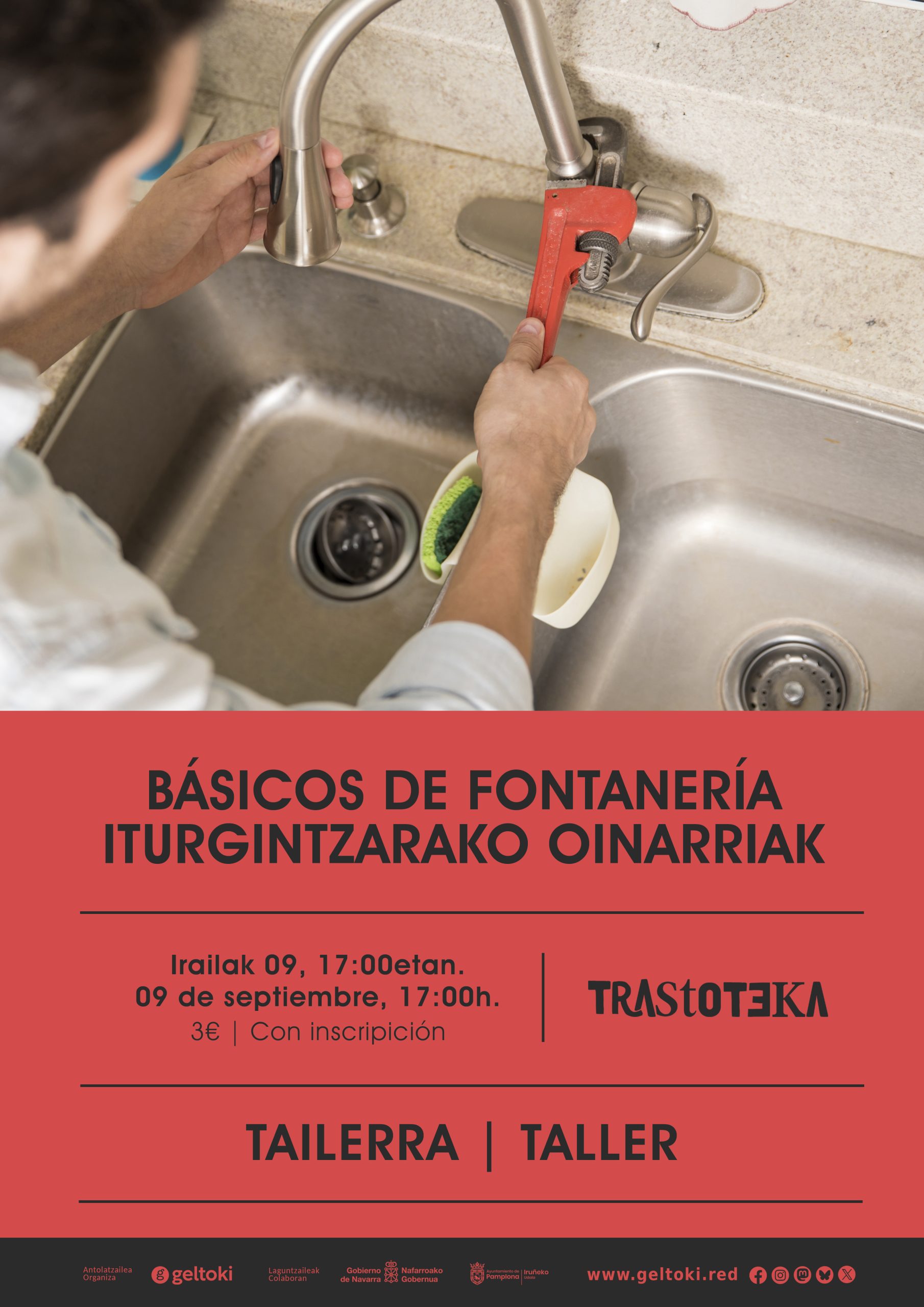 Geltoki Kultura | Trastoteka | Básicos de fontanería para el hogar