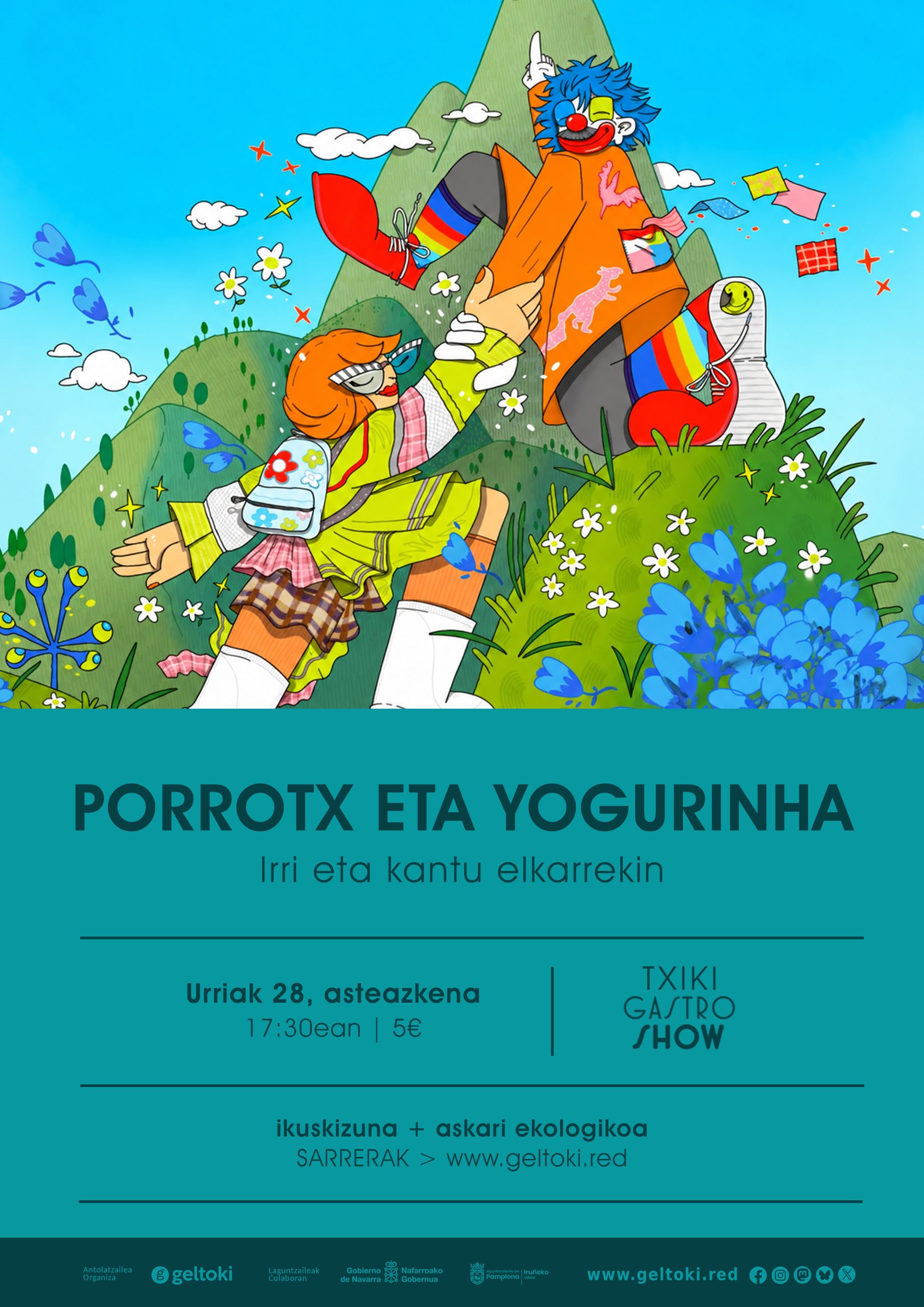 Geltoki Kultura | TxikiGastroShow | Porrotx eta Yogurinha