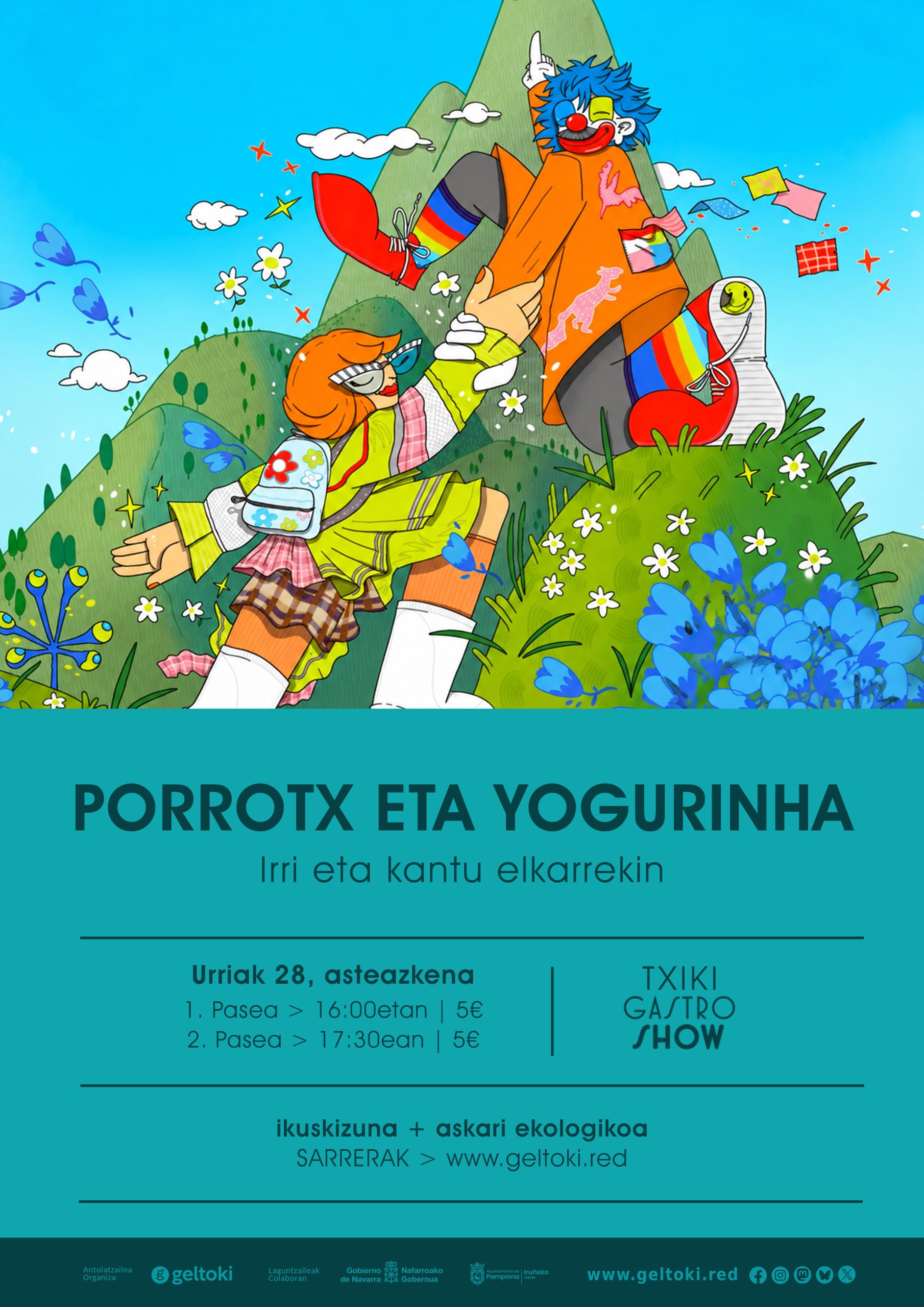 Geltoki Kultura | TxikiGastroShow | Porrotx eta Yogurinha